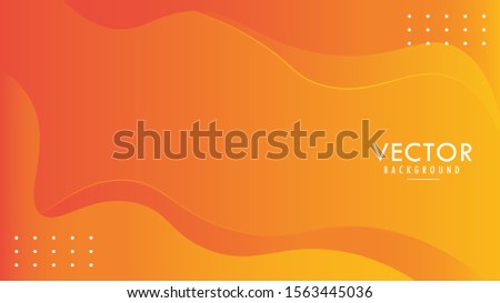 Soft Gradient Orange Liquid Wavy Background Design  Royalty-Free Stock Photo #1563445036