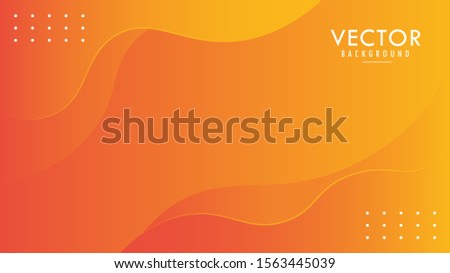 Soft Gradient Orange Liquid Wavy Background Design  Royalty-Free Stock Photo #1563445039