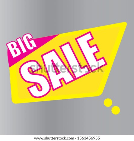 Sale banner template design, Big sale off. Super Sale, end of season special offer banner. vector illustration.