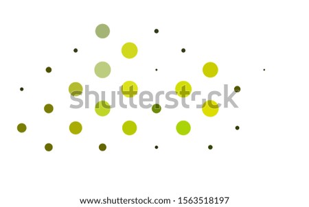 Light Blue, Yellow vector texture with disks. Blurred bubbles on abstract background with colorful gradient. Design for business adverts.