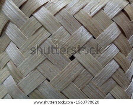 woven bamboo or besek background