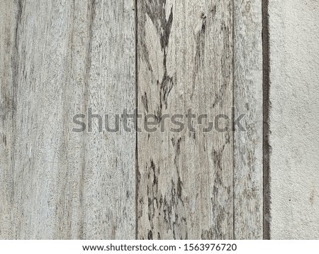 The old wooden wall faded to the wood