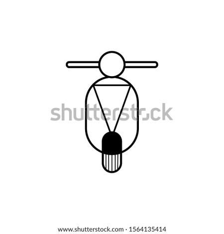 scooter icon design vector template