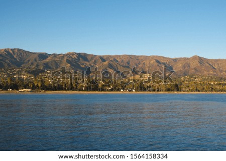 Santa Barbara during sunset hour