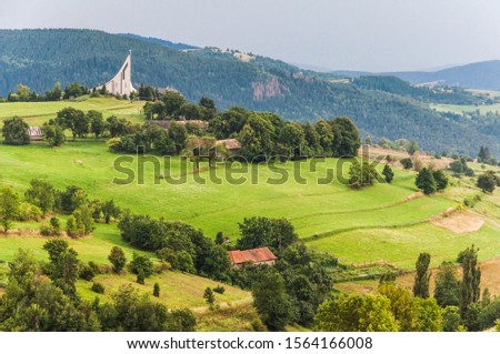 Hrinova village in region of Slovakia