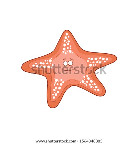 star fish  clip art vector illustration