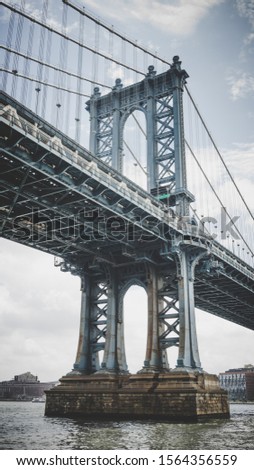 The Manhattan Bridge New York City