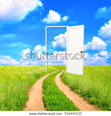Conceptual image - a way to freedom