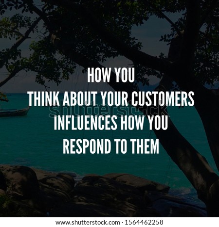 business quote and customer service quote for achievement. social media post template. inspirational quotes and motivational quotes