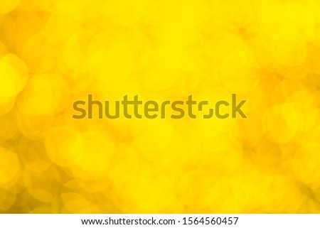 Abstract gold bokeh, Christmas and new year theme background with bokeh defocused lights