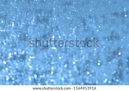 Abstract Blue Background with Bokeh Effect