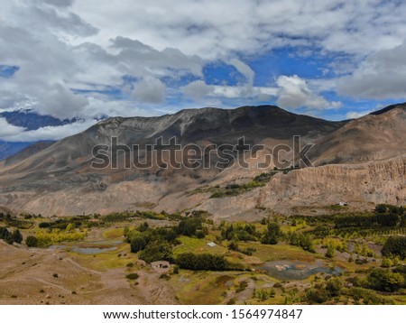 Landscape of Nepal, Collection  of landscape view . Nepal is beautiful Royalty-Free Stock Photo #1564974847