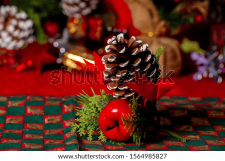 Christmas object to decorate beautiful