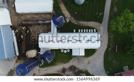 Arial pictures of Dairy Farm