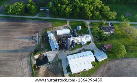 Arial pictures of Dairy Farm