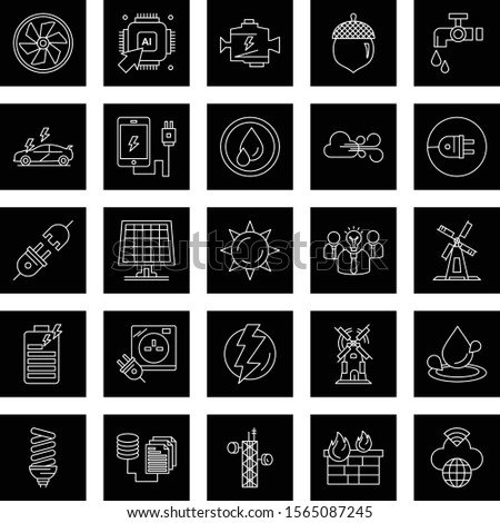 Set Of Universal Icons For Mobile Application and websites
