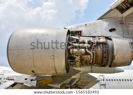 rust airplane at the airport Royalty-Free Stock Photo #1565182492