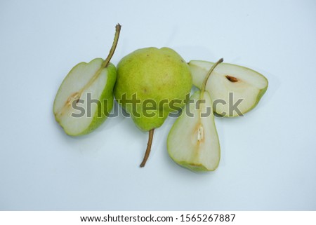 Packham pears are oval-shaped pear like guava, with green color. rich in vitamins and good for body health