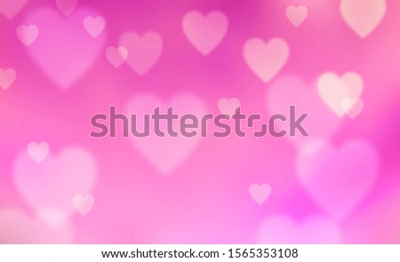 the texture, abstract background is the heart in love bokeh light for Valentine Day, happy new year day, christmas and other event