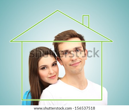 Home, real estate and family concept