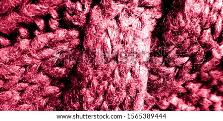 Knit Textures. Coral Cable Knit. Colorful Wool Knit. Macro Scandinavian. Embroidery Pattern. Fashion Winter. Rose Scandinavian Print.