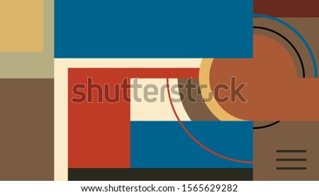 Creative Colorful Abstract Geometric Background - Vector Illustration