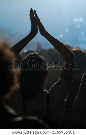 people at the live music concert