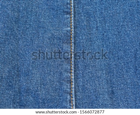 Denim surface and then seam of jeans Good looking patterns