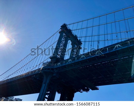 the bridge and blue sky