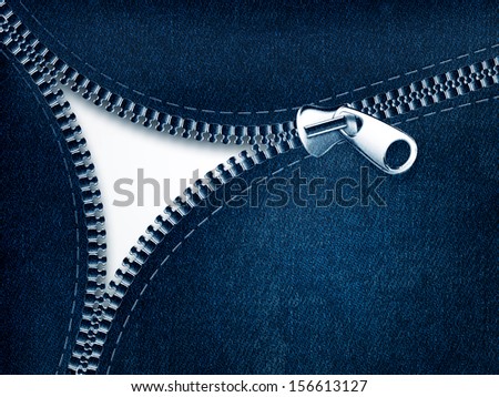 blue jeans background with zipper