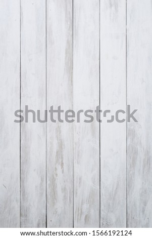 Old  White wood wall or wood fence background seamless and texture pattern.