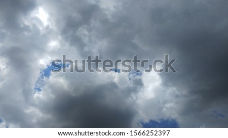 Clouds with the blue sky