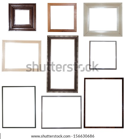 collection of frames for your pictures Royalty-Free Stock Photo #156630686