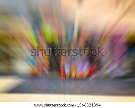 Abstract motion blur effect background. Shot on long exposure.
