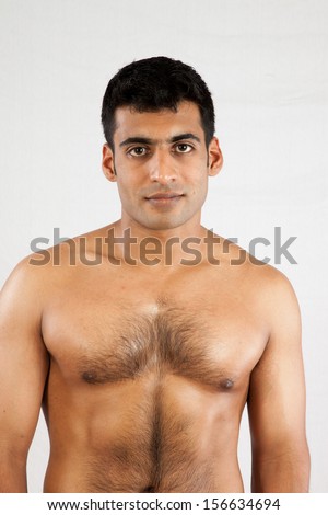 With chest man strong image naked stock 