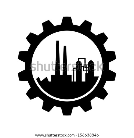 Industrial icon   Royalty-Free Stock Photo #156638846