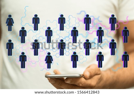 business, people, communication, social network and technology concept