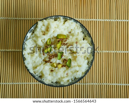 Samo Rice Kheer, Barnyard millet rice pudding in India