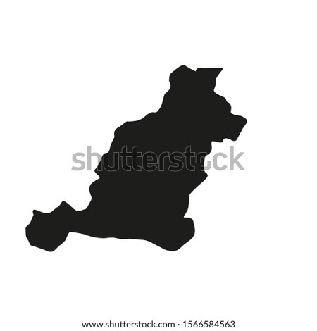 pernsgatshel region map in butan country