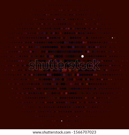 Dark Pink, Yellow vector backdrop with circles. Colorful illustration with gradient dots in nature style. Pattern for websites, landing pages.