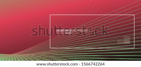 Wave lines with blend effect on fluid gradient, abstract background colorful liquid poster. Vector Illustration For Wallpaper, Banner, Background, Card, Book Illustration, landing page
