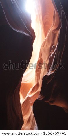   in USA  antilope canyon  national  park the beauty of amazing nature tourist destination
