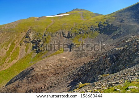 Handies Peak, San Juan Range, Rocky Mountains, Colorado 