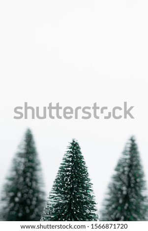Mini Model Christmas Pine Trees