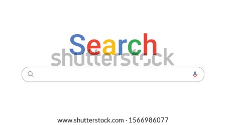 Popular search browser window display box Royalty-Free Stock Photo #1566986077