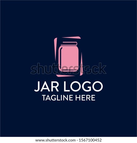 Clean and Simple Jar Logo Icon Vector Design