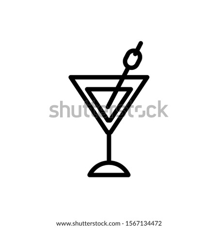 Cocktail design, bar alcohol drink beverage restaurant and celebration theme Vector illustration