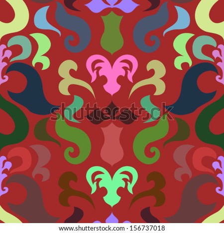 Abstract Ornament Seamless. Vector.