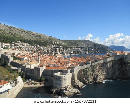 red roofs of Dubrovnik - a fairy tale