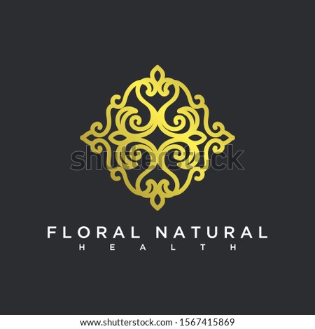 abstract symbol vector logo luxury style